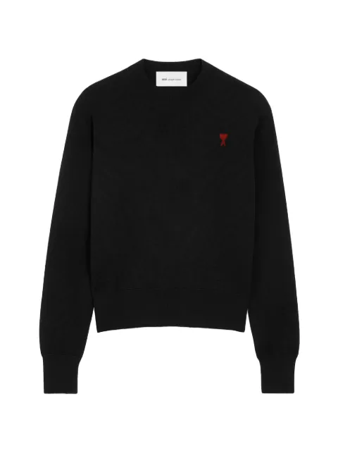 AMI Paris Ami De Coeur wool crew-neck sweater