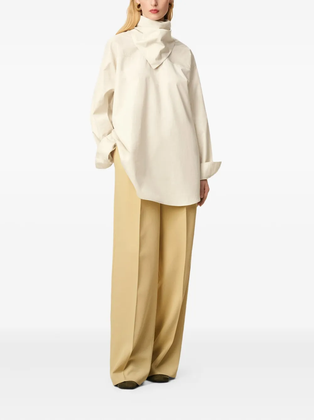 AMI Paris bandana-collar shirt | Women | Image 2