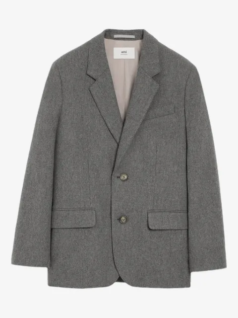 AMI Paris single-breasted wool jacket