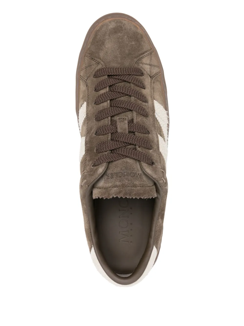Moncler leather sneakers Green