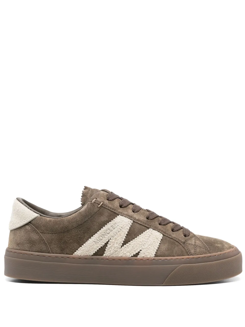 Moncler leather sneakers Green