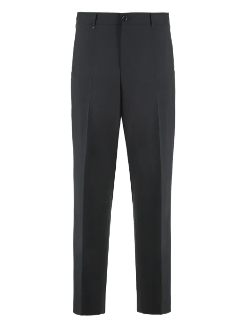 BOSS virgin-wool straight-leg trousers