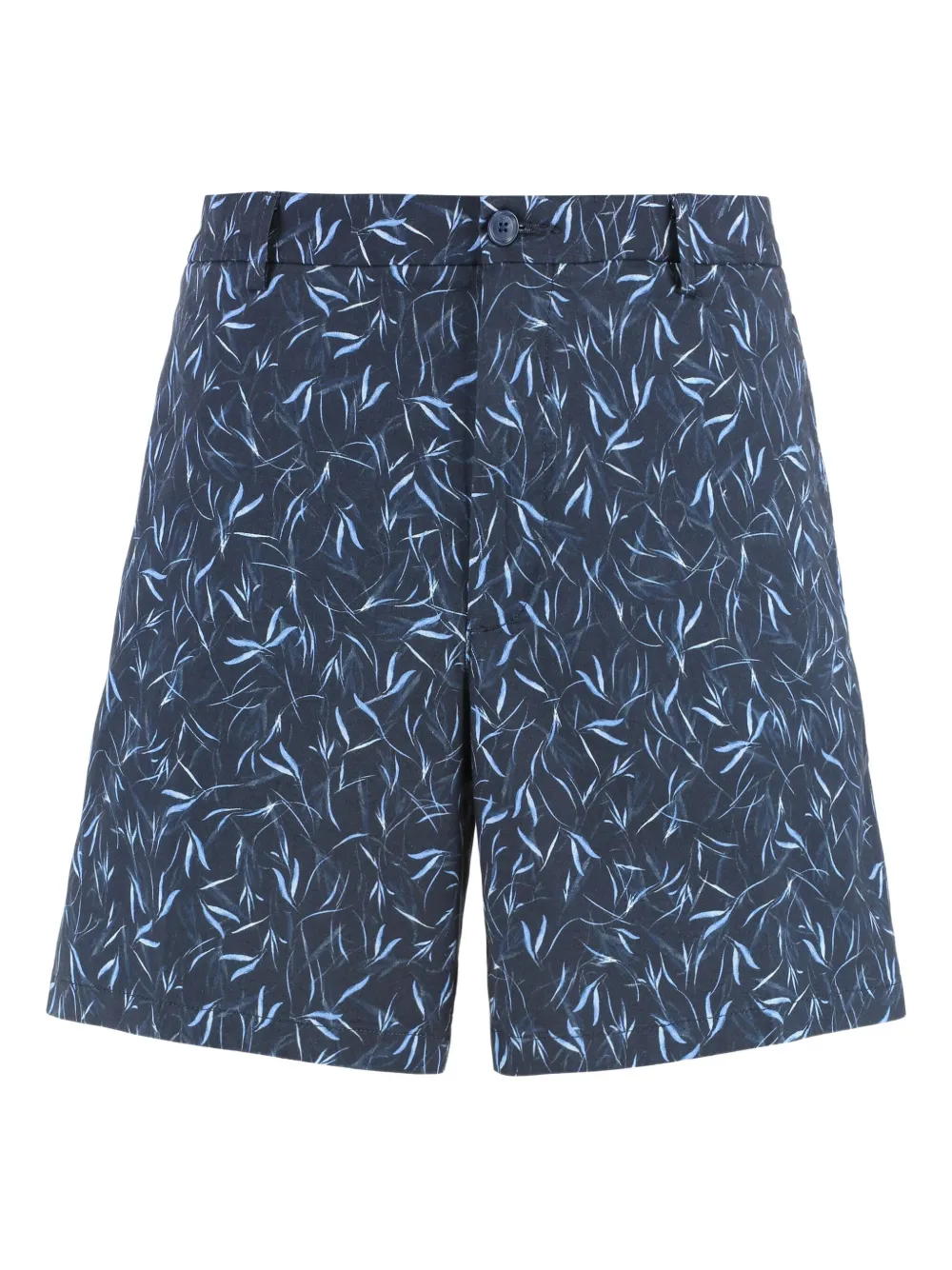 BOSS floral-print bermuda shorts Blauw