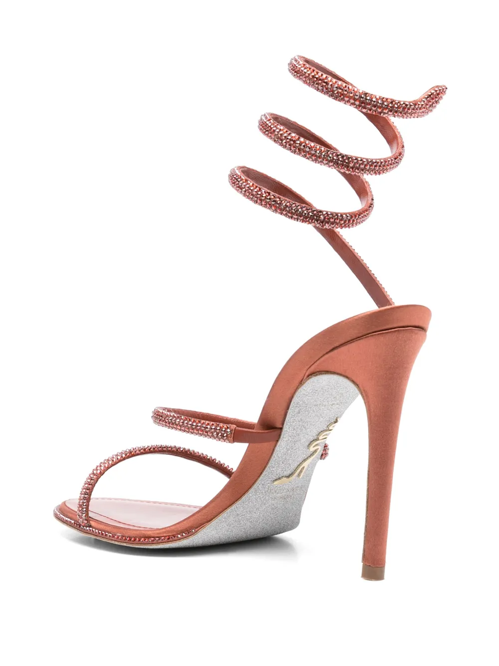 René Caovilla 100mm Cleo sandals Red
