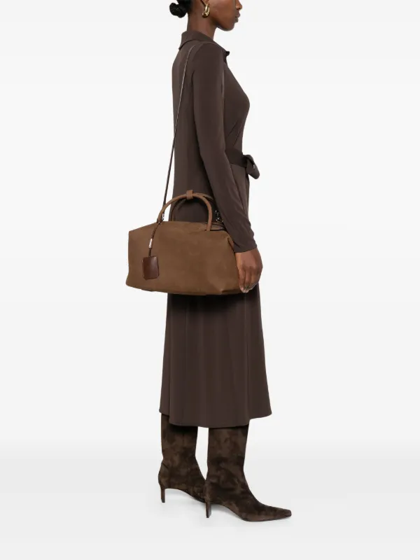 Max Mara スエードハンドバッグ M | ブラウン | FARFETCH JP