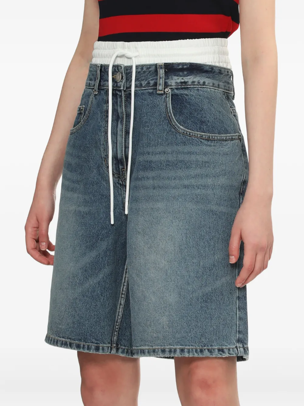 Juun.J Shorts met trekkoord Blauw