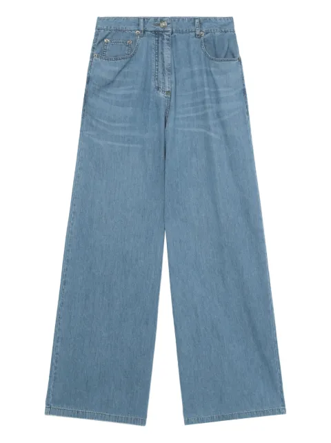 Juun.J high-waisted wide-leg jeans