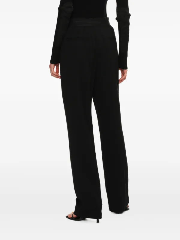Helmut Lang elastic-waist Trousers | Black | FARFETCH IL