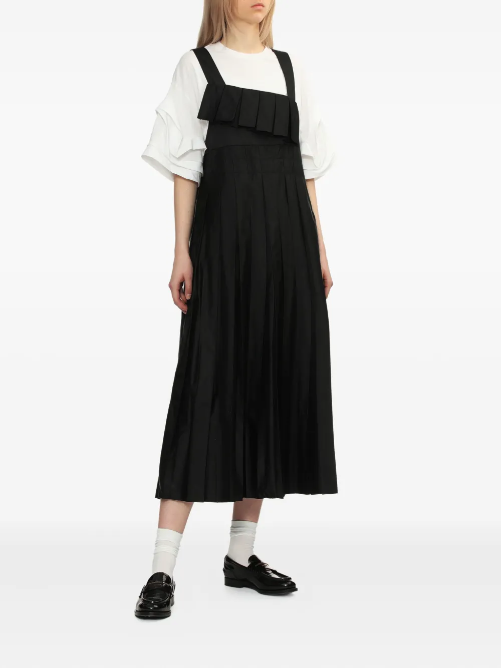 Enföld Layered-frill T-shirt In White