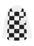 Comme Des Garçons Comme Des Garçons Checker Board Peter Pan-collar shirt - White