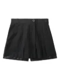 Helmut Lang pleated wrap skort - Black