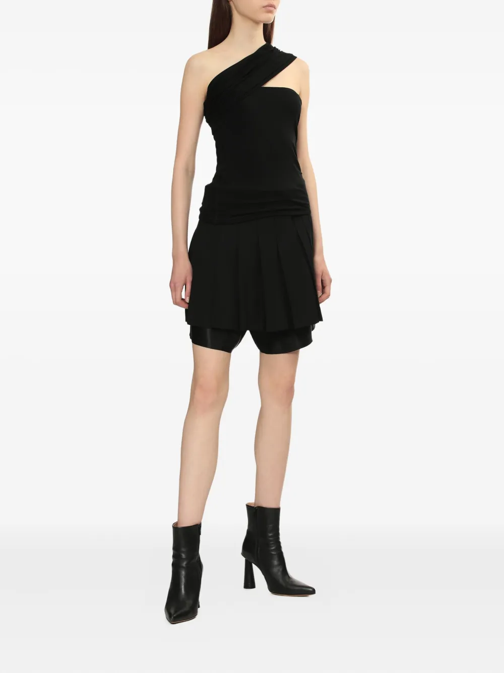 Helmut Lang pleated wrap skort | Pleated Skirts | Image 2