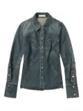 Helmut Lang denim panelled shirt - Blue