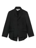 Comme Des Garçons Comme Des Garçons pleated-panel blazer - Black