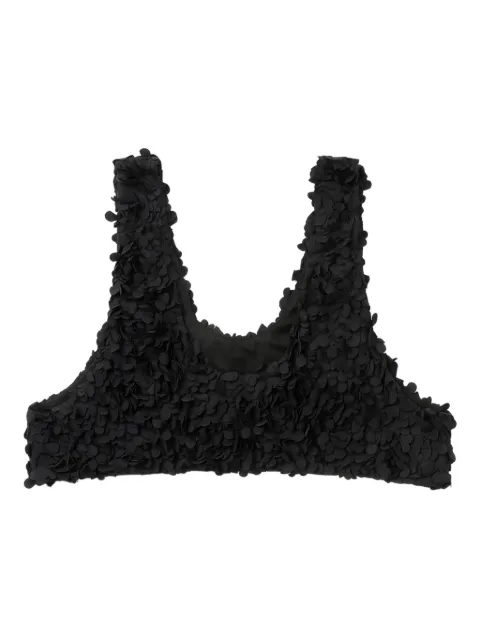 Enföld petal-embellished top