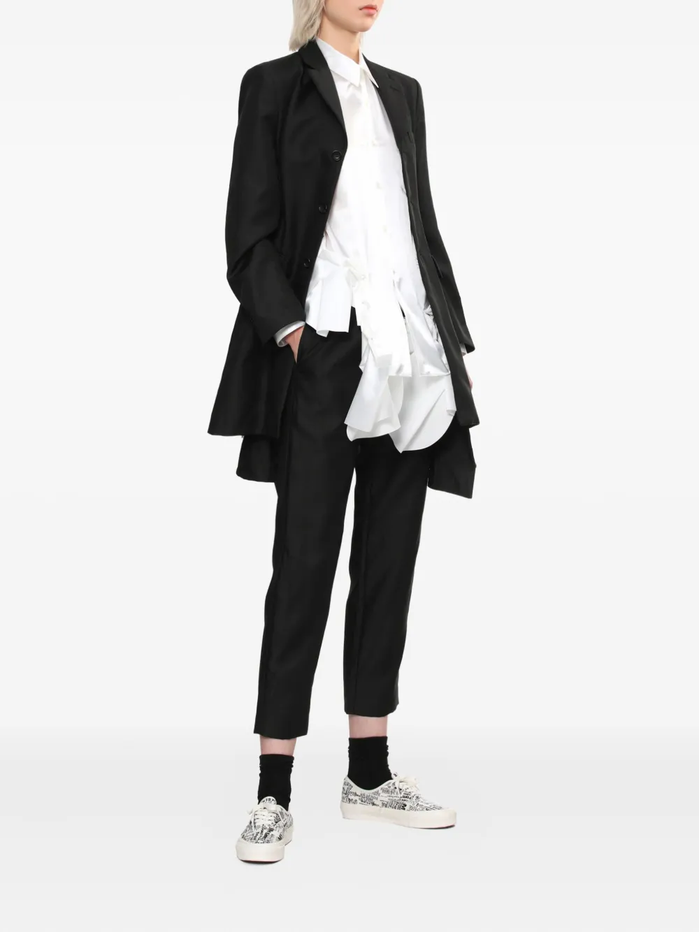Comme Des Garçons Comme Des Garçons Broek met elastische taille Zwart