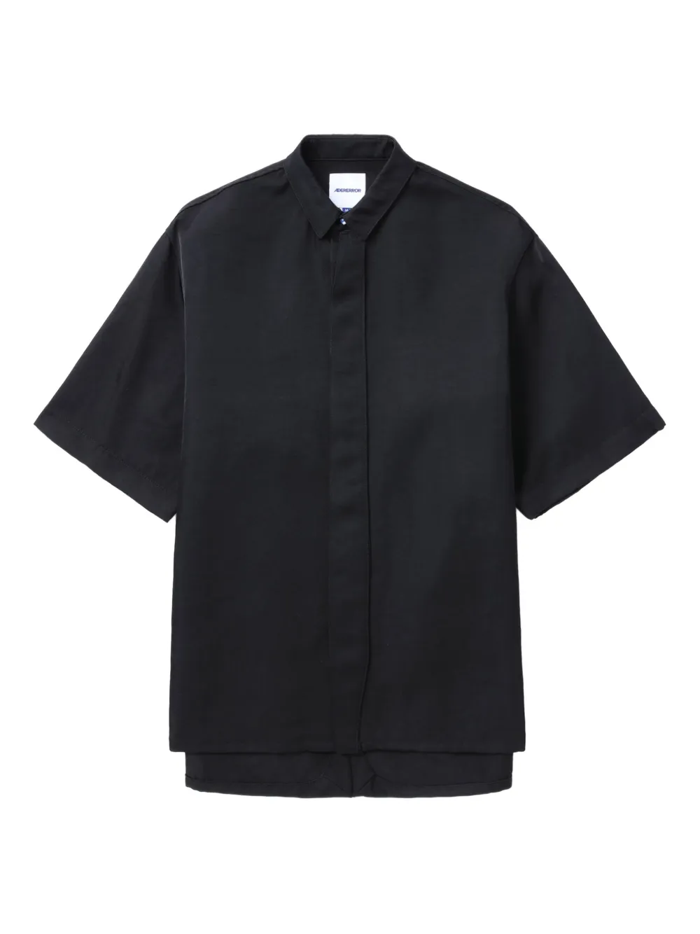 Ader Error short-sleeve collared shirt | Black | Image 1
