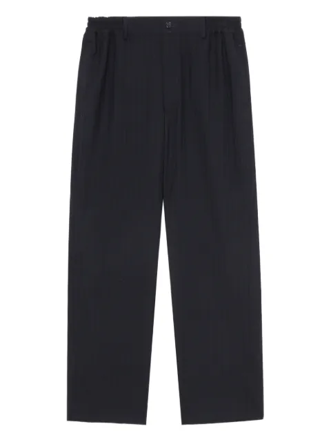Comme des Garçons Homme Deux pinstripe elastic-waist trousers