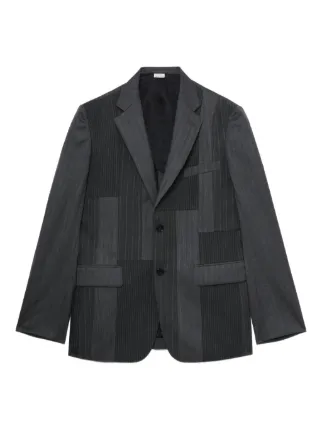 COMME desGARÇONS HOMME DEUX パッチワークジャケット Comme Des Garçons Homme Deux ストライプ パッチワーク ジャケット