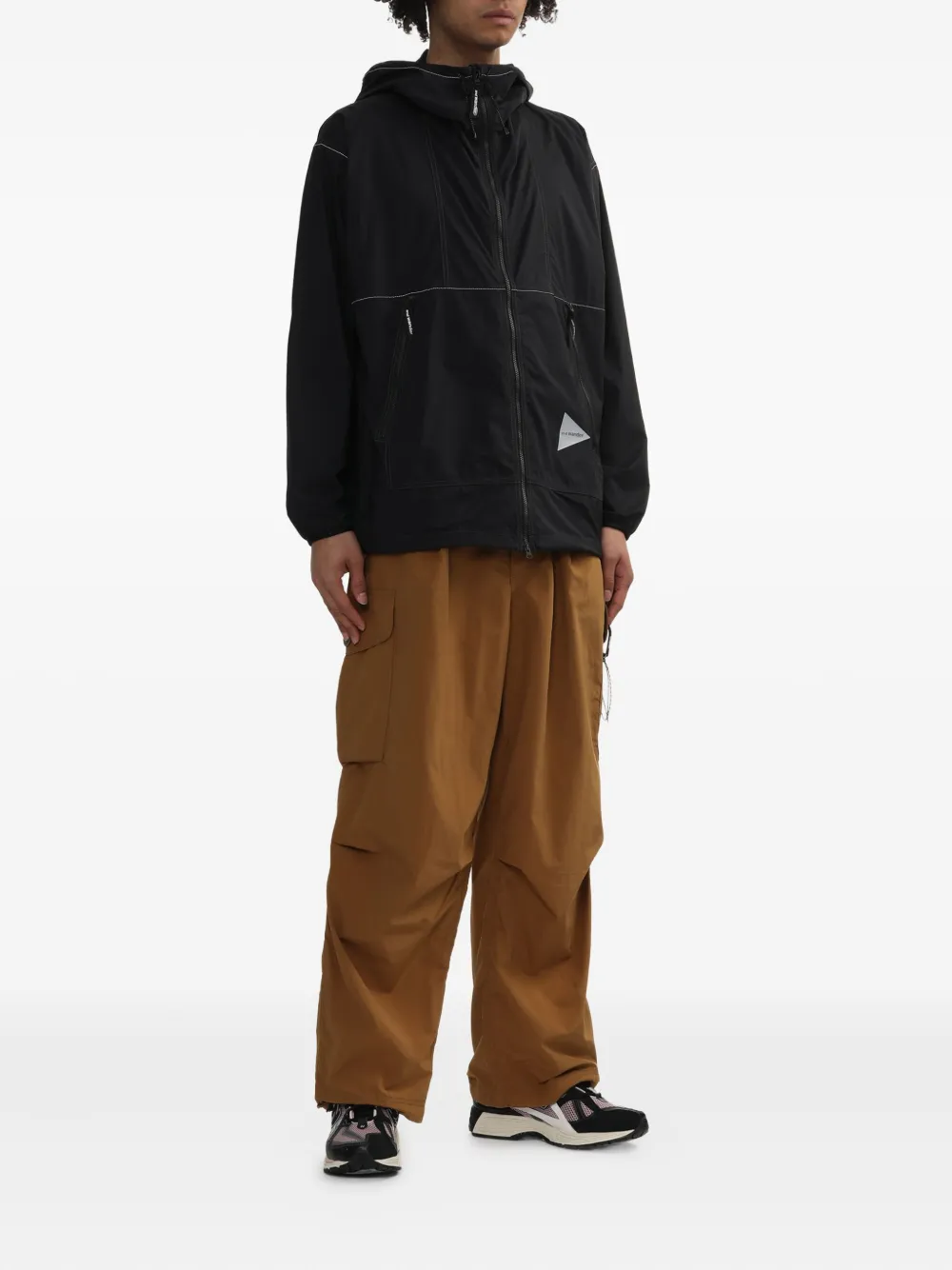 and Wander Cargo broek met ceintuur Bruin