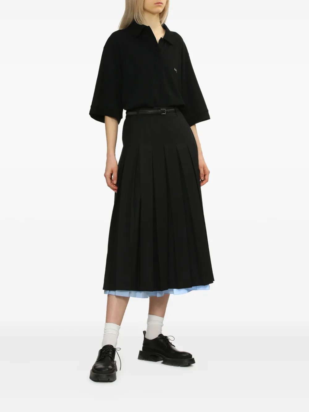 Juun.J Poloshirt met korte mouwen - Zwart