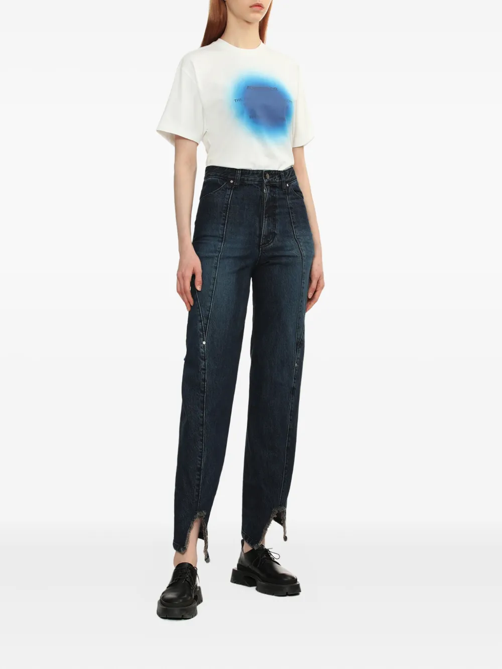 Ader Error Eternity spray-print cotton T-shirt | T-Shirts & Jersey Shirts | Image 2