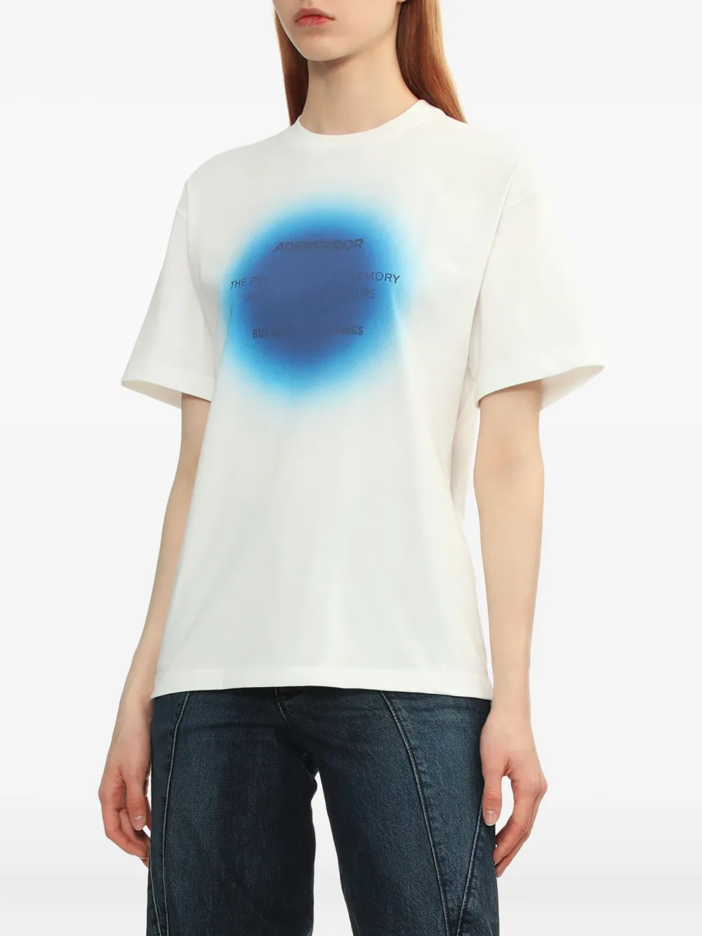Ader Error White Eternity Product. 46 T-shirt In White