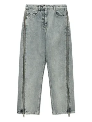 【3.1 Phillip Lim】カーブドワイドレッグクロップドジーンズ 3.1 Phillip Lim Curved Wide Leg Cropped Jean Dark Indigo