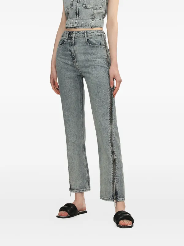 3.1 Phillip Lim side-zip Jeans | Blue | FARFETCH CA