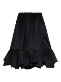 Comme Des Garçons Comme Des Garçons ruffled elastic-waist skirt - Black