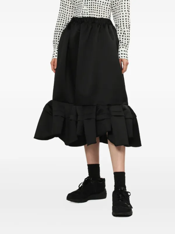 Comme Des Garçons Comme Des Garçons Ruffled elastic-waist Skirt
