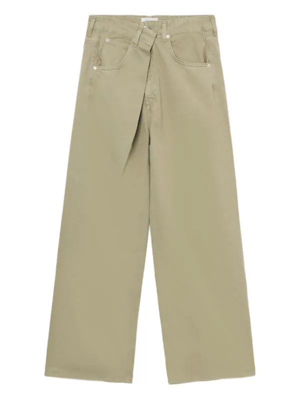 AGOLDE Vana Fold Jeans | Neutrals | FARFETCH JO
