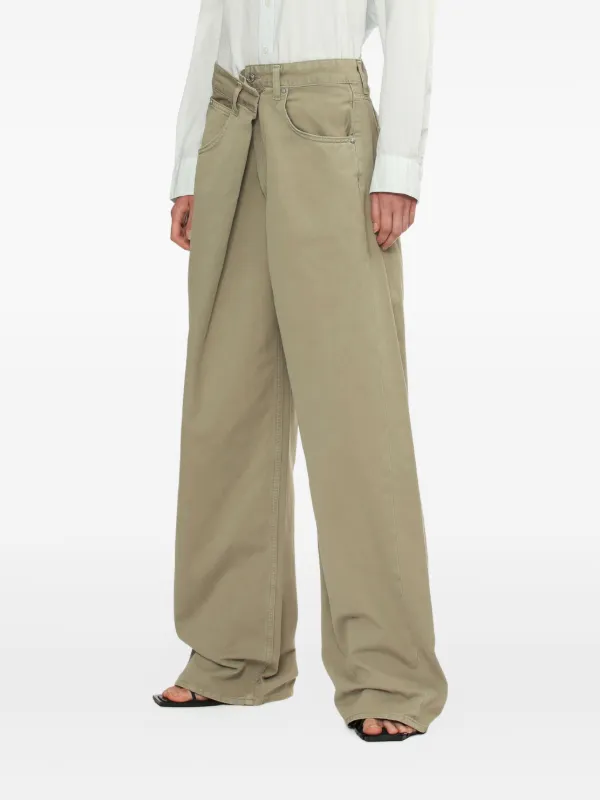 AGOLDE Vana Fold Jeans | Neutrals | FARFETCH JO
