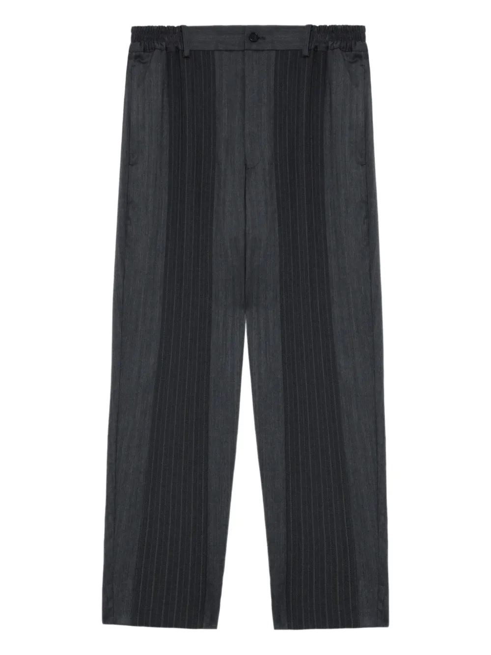 Comme des Garçons Homme Deux pinstripe panel trousers Grijs