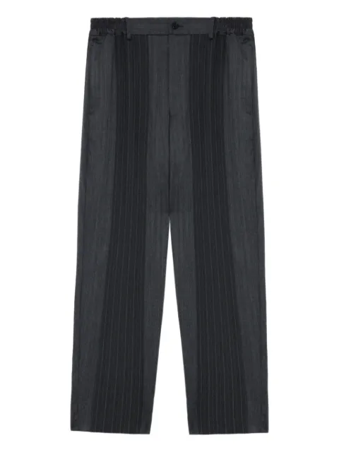 Comme des Garçons Homme Deux pinstripe panel trousers