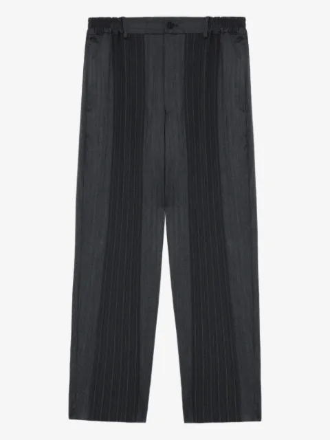 Comme des Garçons Homme Deux pinstripe panel trousers