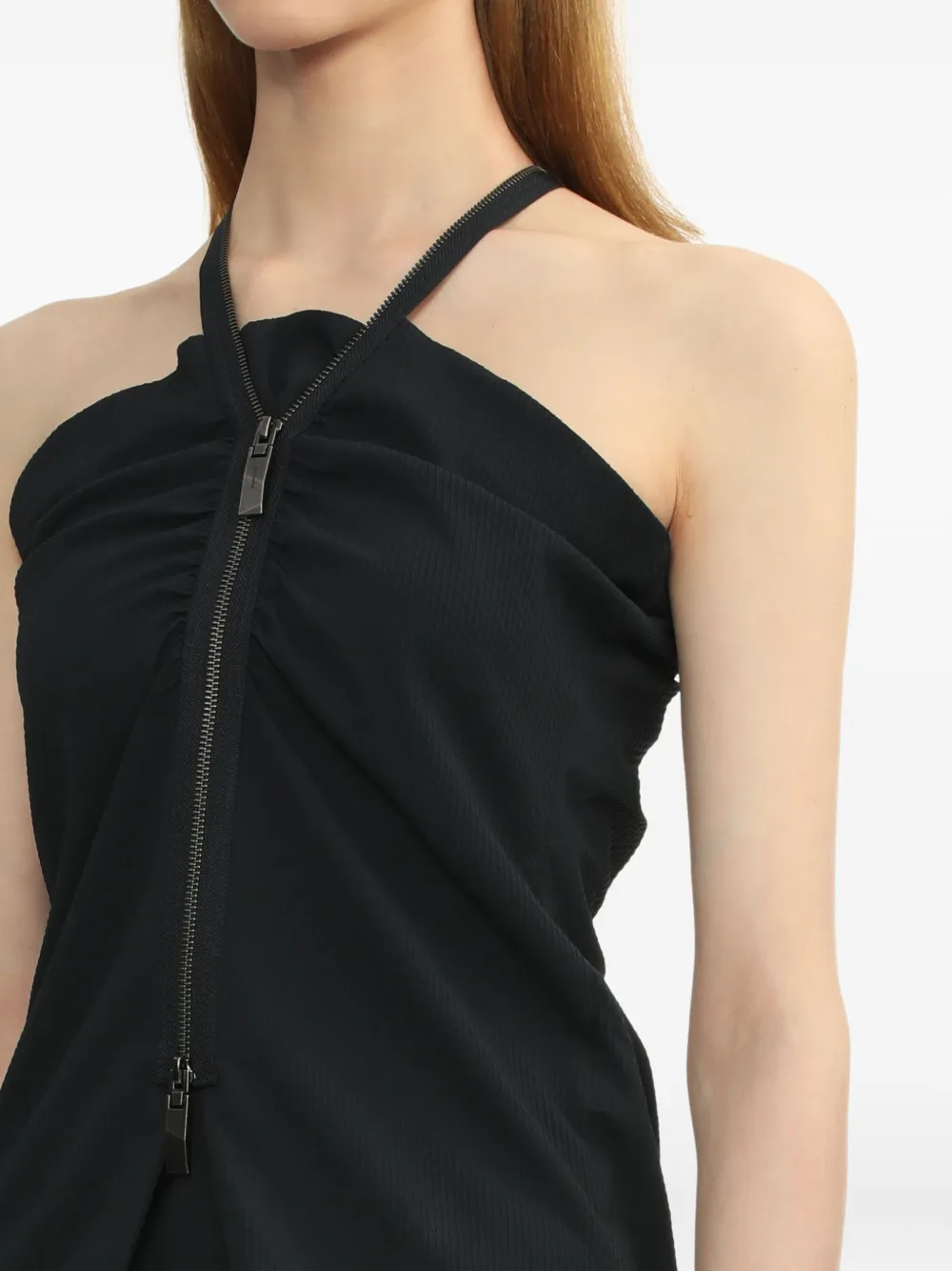 Ader Error Zip-front Halter Top