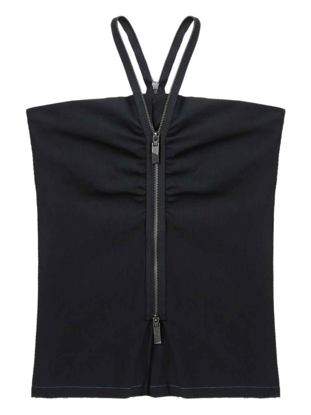 Ader Error zip-front halter top | Blue | Image 1
