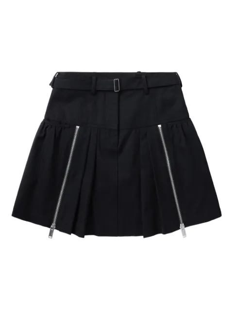 3.1 Phillip Lim pleated zip-detail skirt
