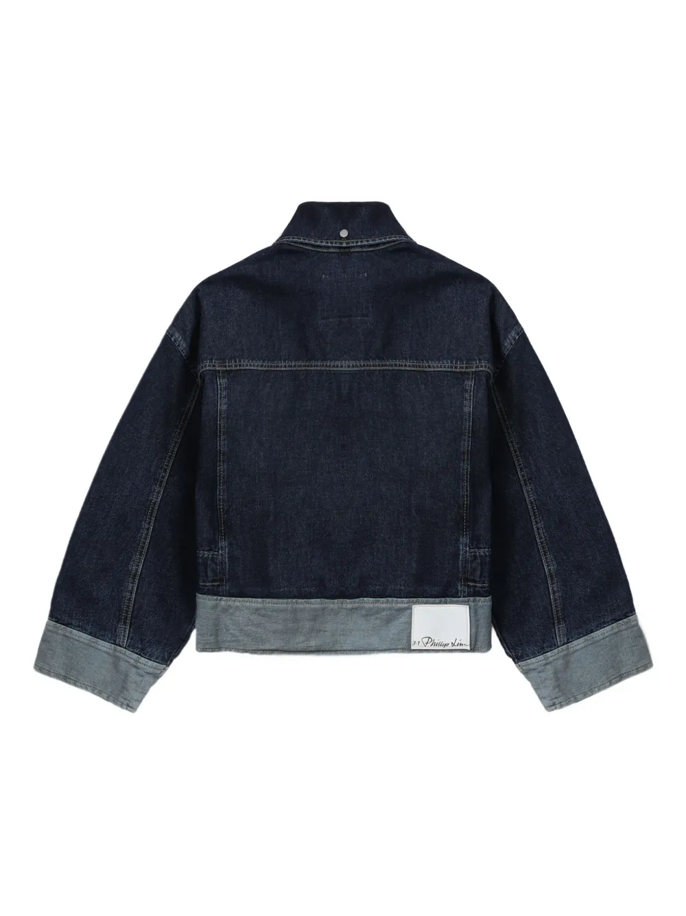 3.1 Phillip Lim コントラストパネル デニムジャケット | ブルー