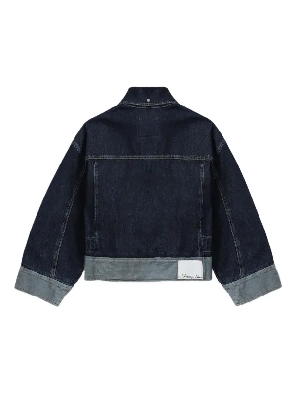 3.1 Phillip Lim コントラストパネル デニムジャケット | ブルー