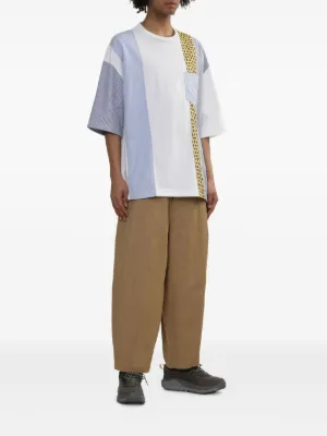 Tシャツ・カットソー COMME DES GARCONS Men T Shirts FOT028S25 WHITECHECKB White White Check T-shirt by Comme des Garçons Shirt on Sale