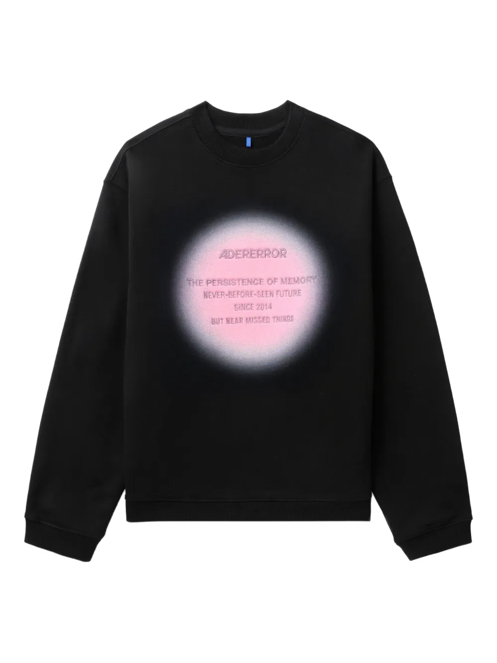 Ader Error Eternity graphic-print sweatshirt | Black | Image 1