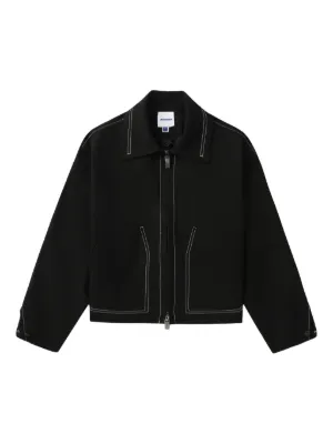 Junya Watanabe rolled-sleeves Bomber Jacket | Black | FARFETCH