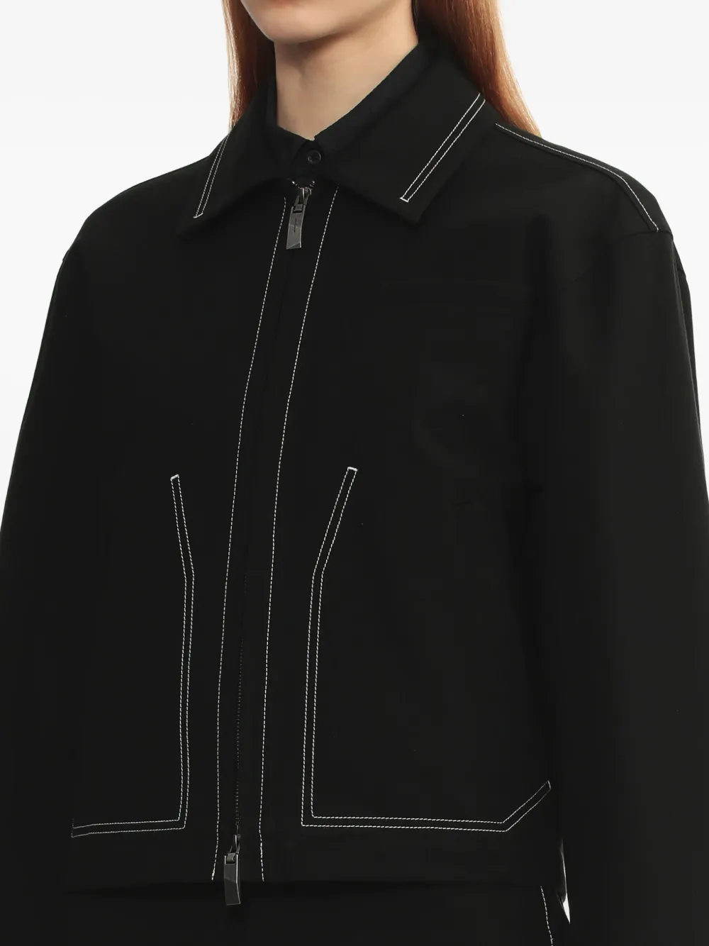 Ader Error ジップアップ ジャケット | ブラック | FARFETCH JP