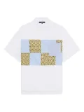 Comme des Garçons Homme paisley-patchwork shirt - White