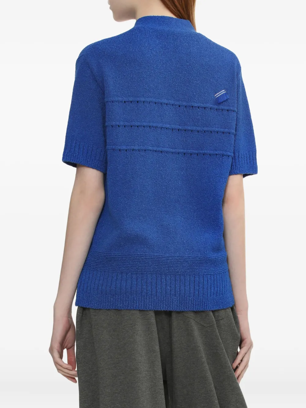 Ader Error Short-sleeve Button Top