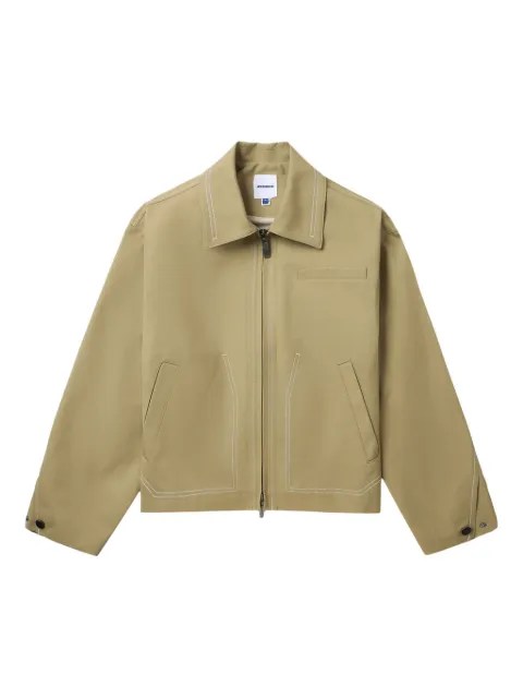 Ader Error contrast-stitch zip-up jacket