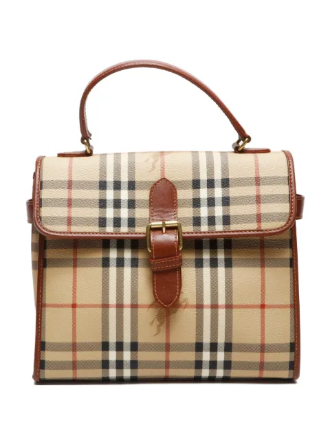 Burberry Pre-Owned 1990-2000s check-pattern tote bag 