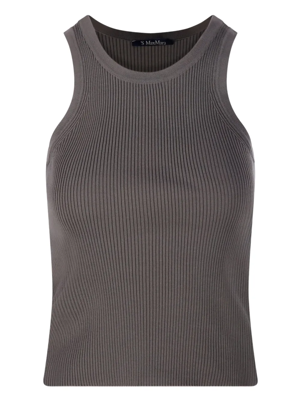 'S Max Mara ribbed sleeveless top | Grey | Image 1